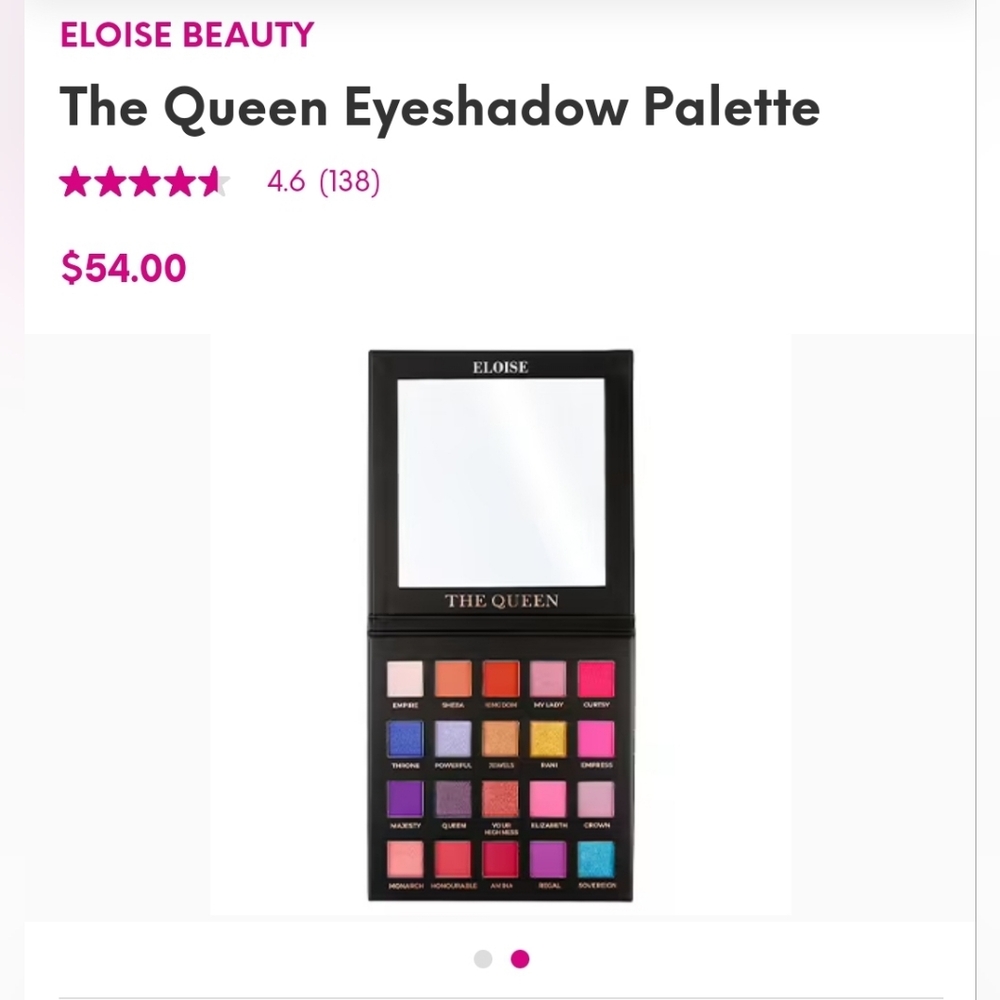 The Queen Eloise Beaut eyeshadow palette | NIB | a queen lies in all of us | $54 - Picture 7 of 7